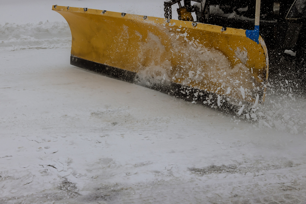 Snow removal in winter